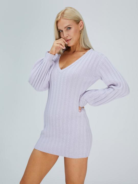 Actual product image Bellemere Dress Mini Merino Cashmere Sweater Dress (S)