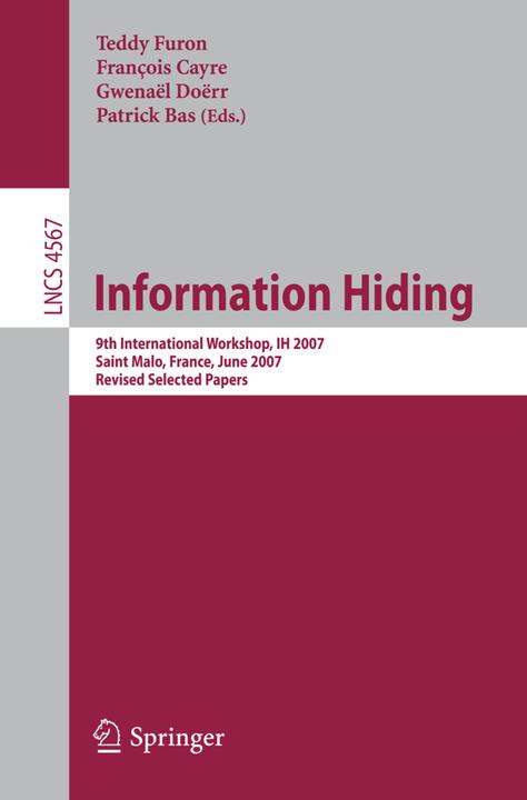 Produktbild Information Hiding (François Cayre, Gwenaël DoërrG, Teddy Furon, Patrick Bas, 2008)