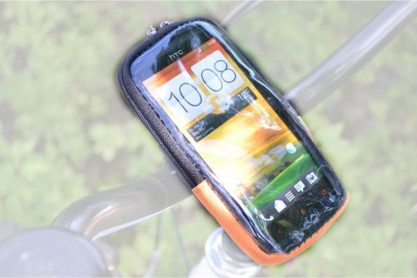 Actual product image Filmer Bicycle mobile phone pocket large removable