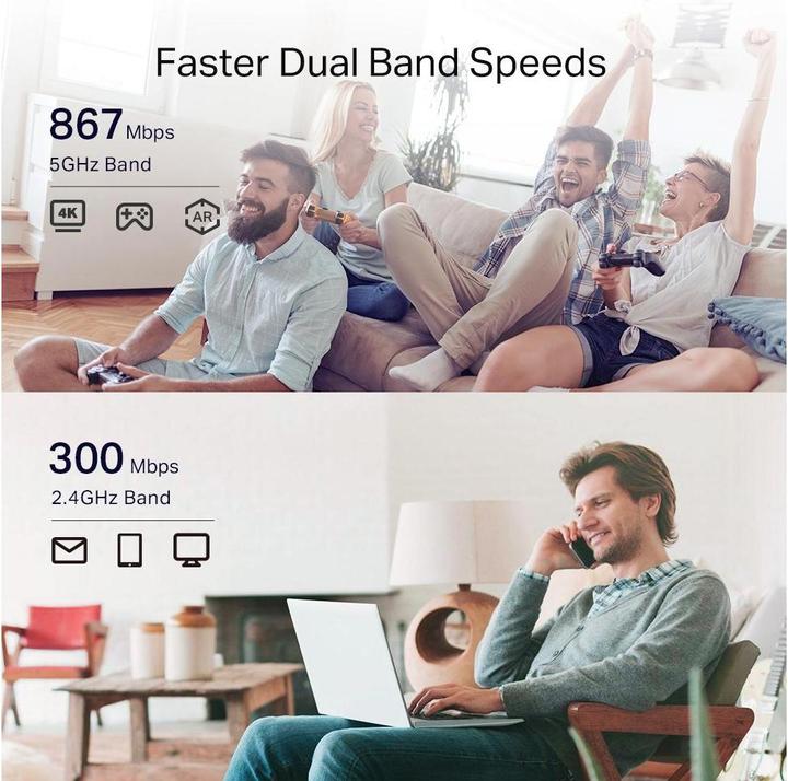 Actual product image TP-Link RE330 (867 Mbit/s, 300 Mbit/s)