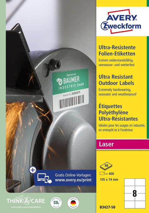 Actual product image Avery Ultra-Resistant Film Labels