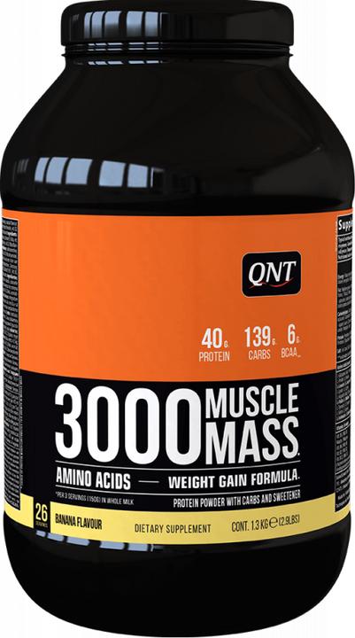 Produktbild QNT 3000 Muscle Mass Gainer 1.3kg (Banane, 1 Stk., 1300 g)
