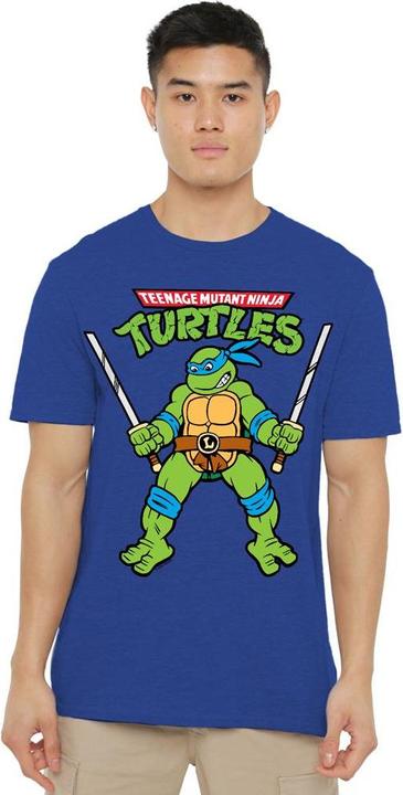 Immagine prodotto Teenage Mutant NT Maglietta Leonardo Retrò Adulto Unisex (M)