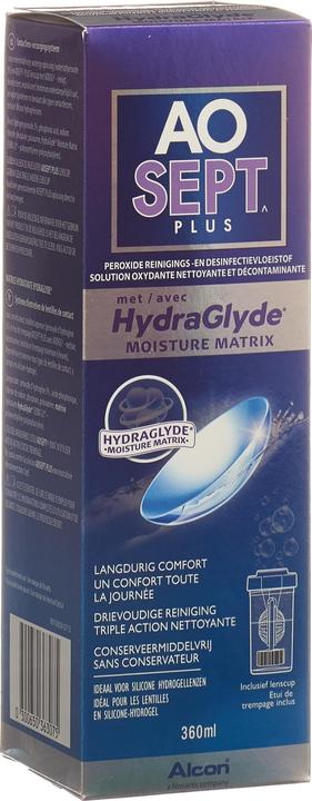 AOSept HydraGlyde, Peroxid Reinigungs- und Desinfektionslösung, 360 ml (Peroxid-System, 360 ml)