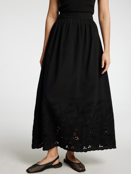 Actual product image Selected Femme Broderie Anglaise Maxirock (36)
