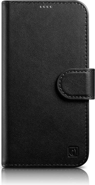 Produktbild iCarer Wallet Case 2 in1 Hülle iPhone 14 Pro Leder Flip Cover AntiRFID schwarz (WMI14220726-BK) (Apple iPhone 14 Pro)