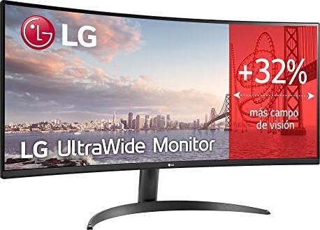 Actual product image LG UltraWide 34WR50QC-B (3440 x 1440 pixels, 34")