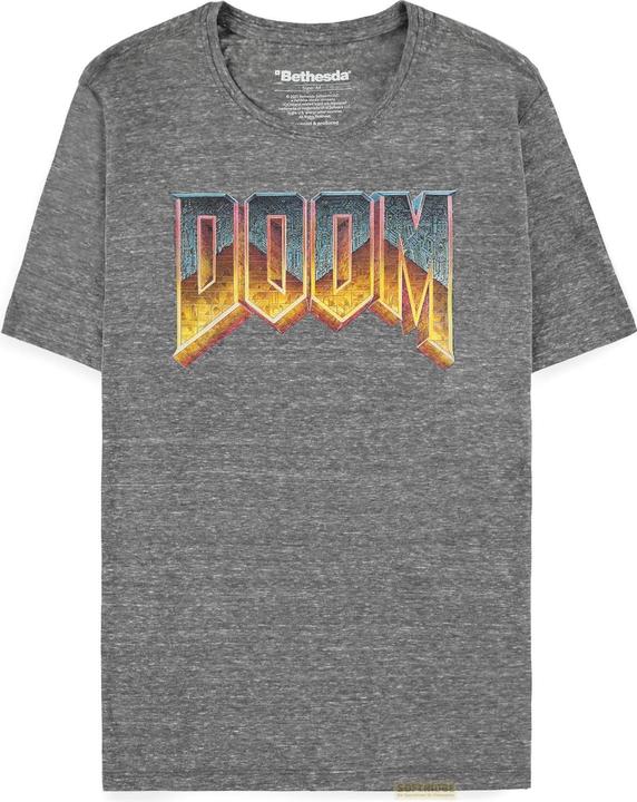 Actual product image Doom Logo Men's Short Sleeved Tshirt 555 (M)