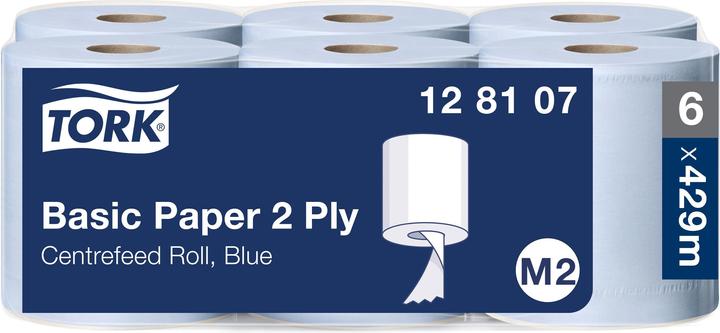 Productafbeelding Tork Basis Papier Centrumrol Blauw 6x150m (6 x)
