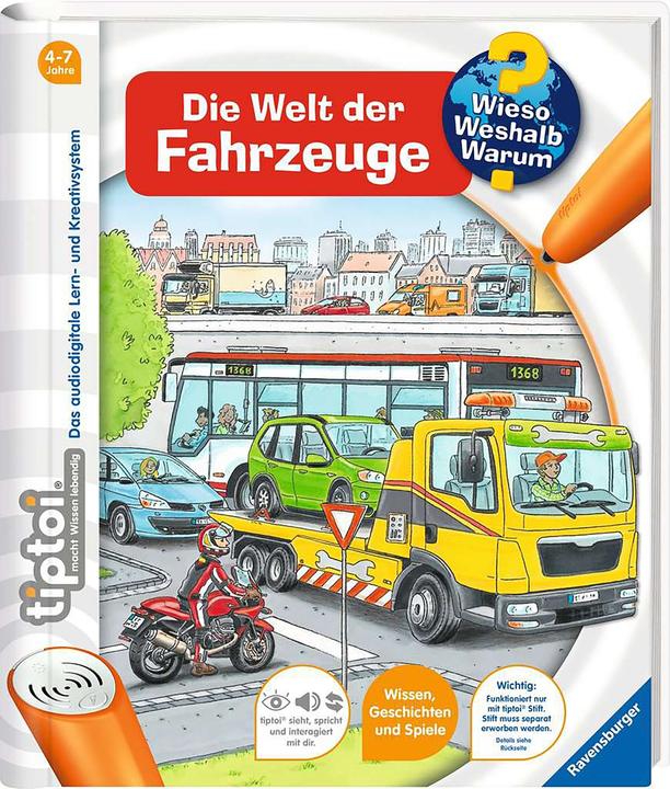 Immagine prodotto tiptoi Die Welt der Fahrzeuge (Tedesco, Daniela fuggire, 2013)