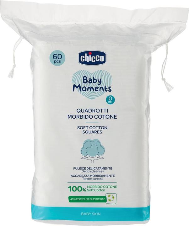 Immagine prodotto Chicco Cuscinetti di cotone (Pacco mensile, 60 Pezzo/i)