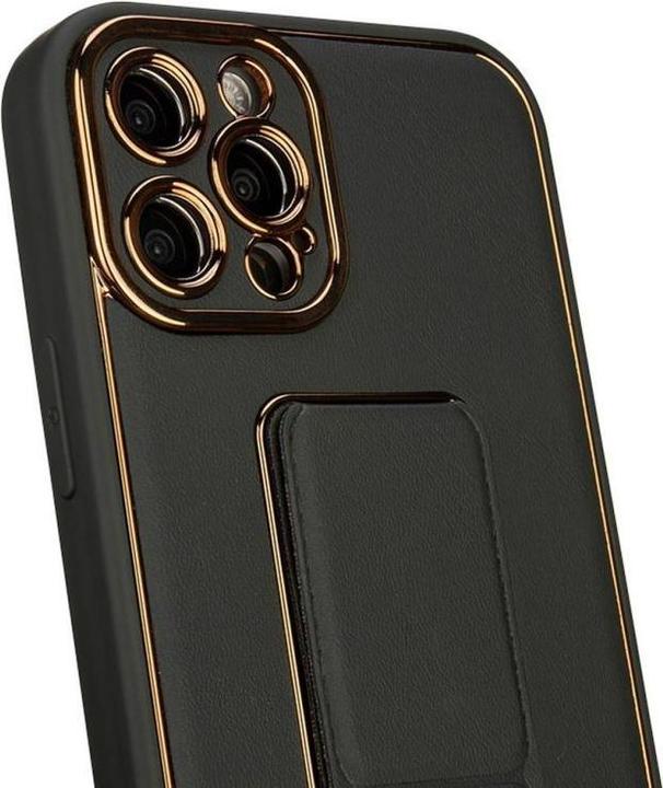 Image du produit Hurtel Nouveau boîtier Kickstand pour iPhone 13 avec support bleu (Apple iPhone 13)