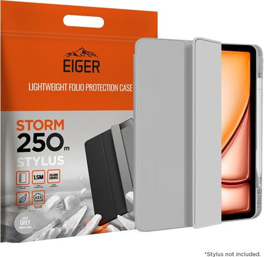 Eiger Storm 250 Stylus Case (iPad Air 2020 (4. Gen), iPad Air 11 2025, iPad Air 11 2024 (M2), iPad Air 2022 (5a generazione))
