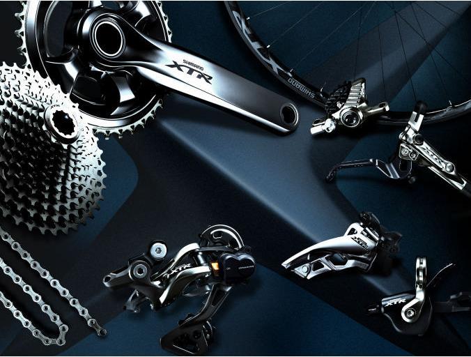 Productafbeelding Shimano XTR FC-M9020-2 crankstel 26/36 tanden zwart (170 mm)