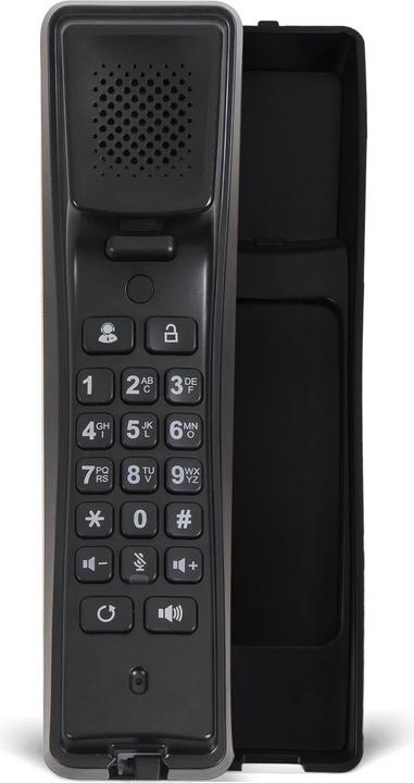 2N Innensprechstelle IP Handset Schwarz (Ethernet, Kabelgebunden)