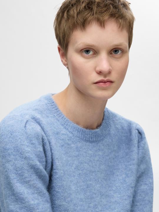 Actual product image Selected Femme Short sleeve knitted top (M)