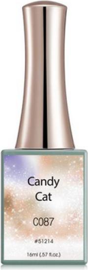 Produktbild Canni Gellack Candy Cat C087 UV/LED (Beige Glitzer-Schimmer, Gel-Effekt Nagellack)