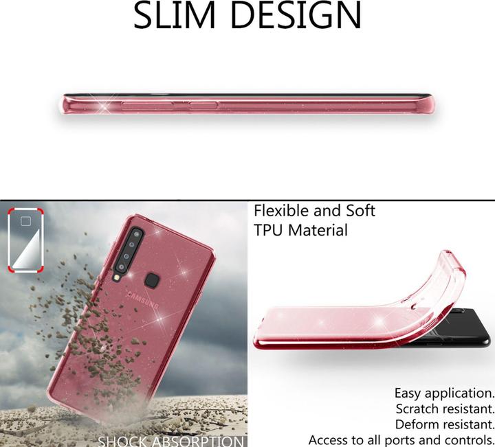 Produktbild Nalia Glitter Handyhülle (Samsung Galaxy A9 (2018))