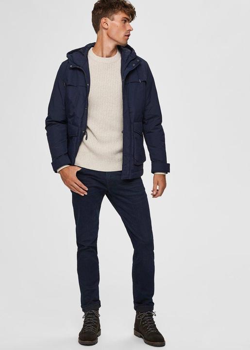 Produktbild Selected Homme 6155 – Superstretch Blauschwarz Straight Fit Jeans (W31/L32)