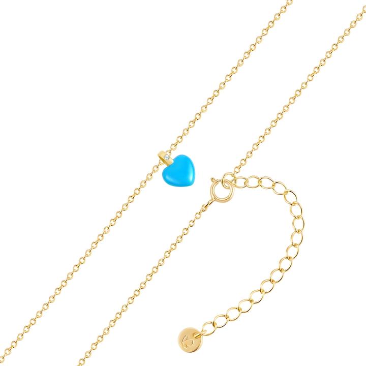 Produktbild Glanzstücke München Damen Kette Herz Sterling Silber - 35928 (Sterling Silber, 40 - 45 cm)