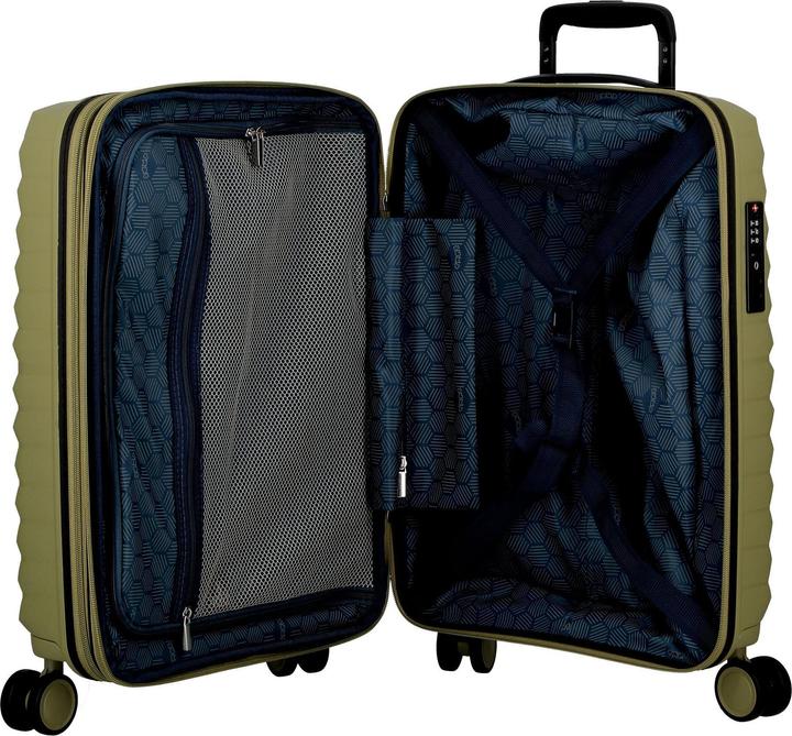 Immagine prodotto Jump Xwave Carrello da cabina a 4 ruote da 55 cm con ripiegamento elastico (35 l, Bagaglio a mano (fino a 50 litri))