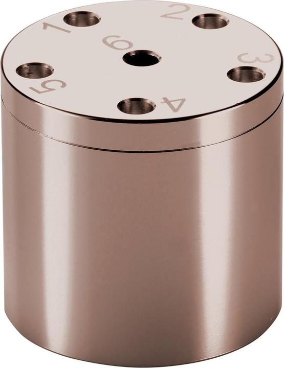 Immagine prodotto Bestsaller 3003 - SUPER SIX Premium Alluminio rosa-oro, 36 bastoncini da gioco e 2 dadi (Tedesco)