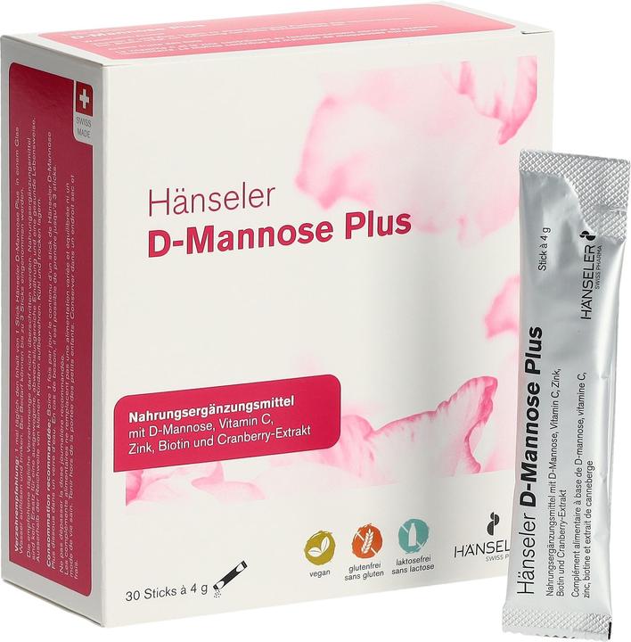 Image du produit Hänseler D-Mannose Plus pdr (30 pièce(s), Stylo, 158 g)
