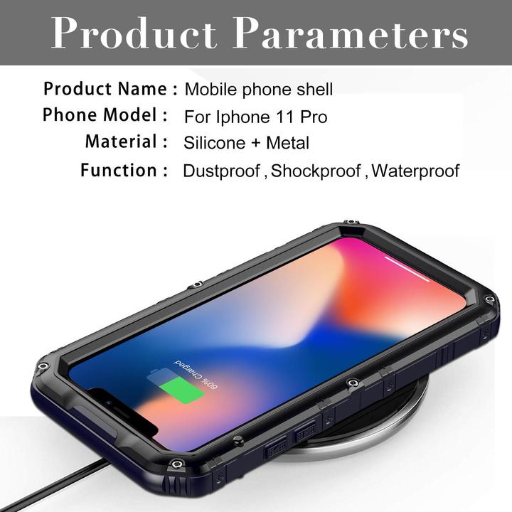 Actual product image Cadorabo Outdoor cover 360 degree protection (Apple iPhone 11 Pro)