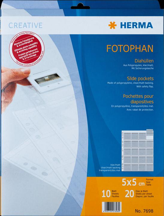 Produktbild HERMA Dia Hüllen (A4, 10 x)