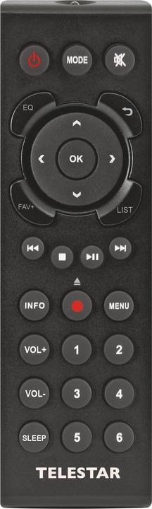 Image du produit Telestar TOP 250 DAB+ Internetradio schwarz (Webradio, DAB+ DAB, VHF, Bluetooth, WiFi)