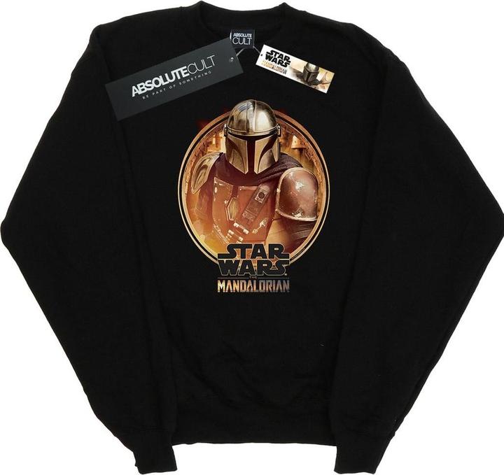 Actual product image Star Wars Mens The Mandalorian Framed Sweatshirt (S)