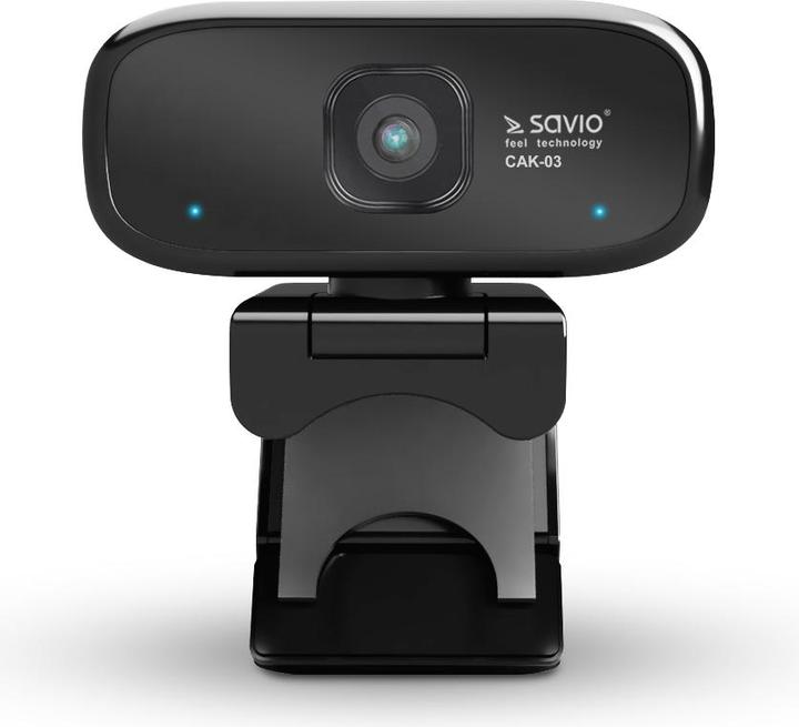 Produktbild Savio Elmak USB HD CAK-03 webcam with microphone, 1280x720 (2 Mpx)
