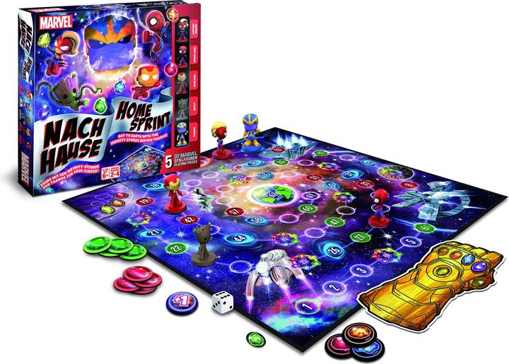 Produktbild ASS Altenburg C75840390 - Disney Marvel - Nach Hause / Gänsespiel, ab 6 Jahren, 2-4 Spieler (Deutsch)