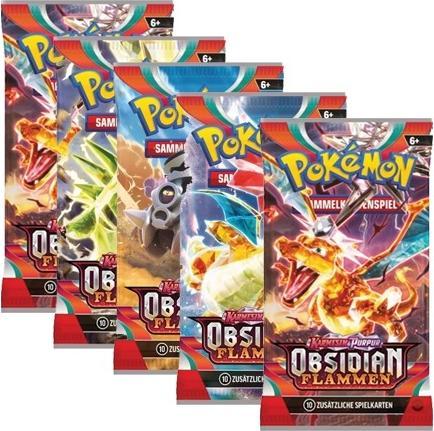 Actual product image Pokémon Crimson & Purple Booster (German, Booster Pack)