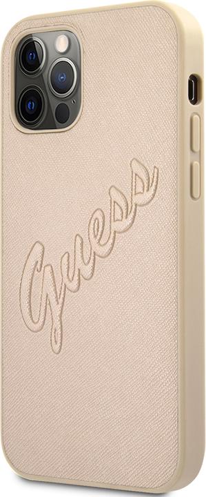 Produktbild Guess Hard Cover Saffiano Vintage Scrip (Apple iPhone 12 Pro Max)