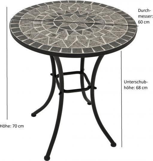 Produktbild Degamo Bistrotisch SIENA rund (60 cm)