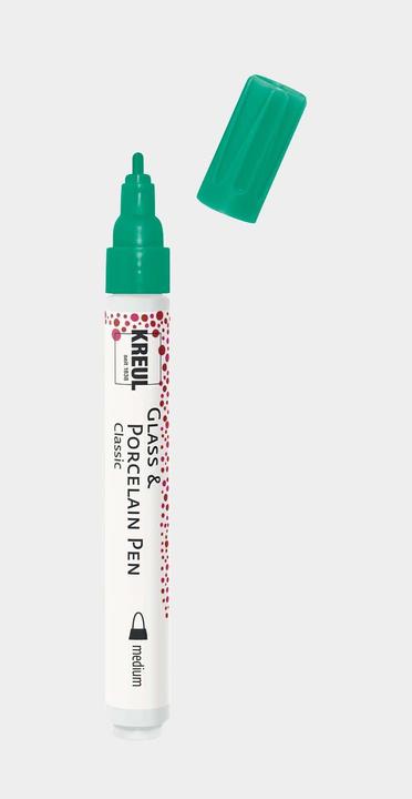 Immagine prodotto Kreul Penna in vetro e porcellana Classic medium (Verde francese)