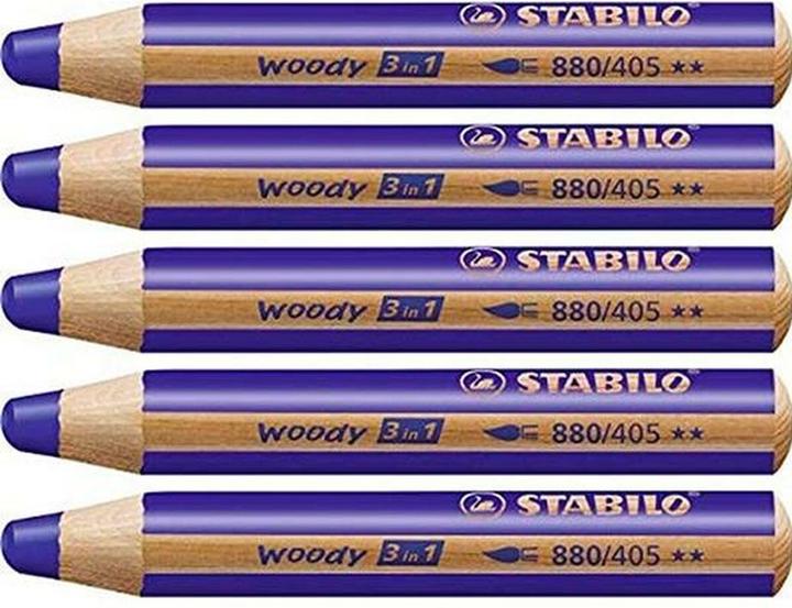 Actual product image STABILO woody 3 in 1 coloured pencil (Ultramarine blue, 1 x)