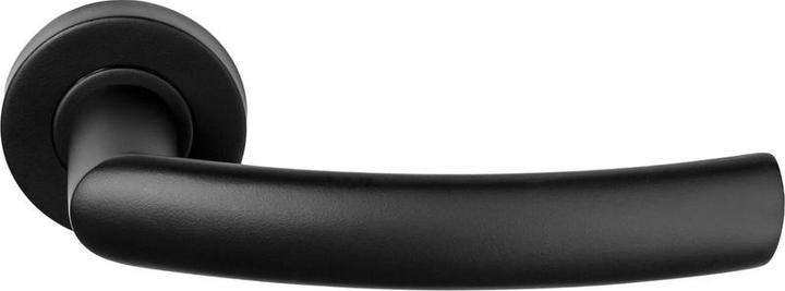 Actual product image Formani Basic LBXIV - Door handle garnish on round rosette - Matt black - 1501d257nmxx0 (Door handle)