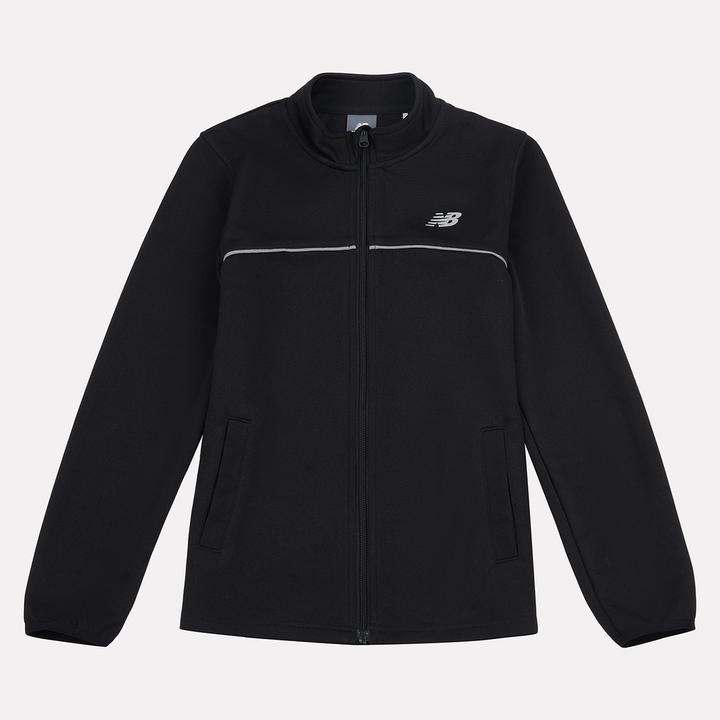 New Balance B NB Tricot Full Zip Funnel Top