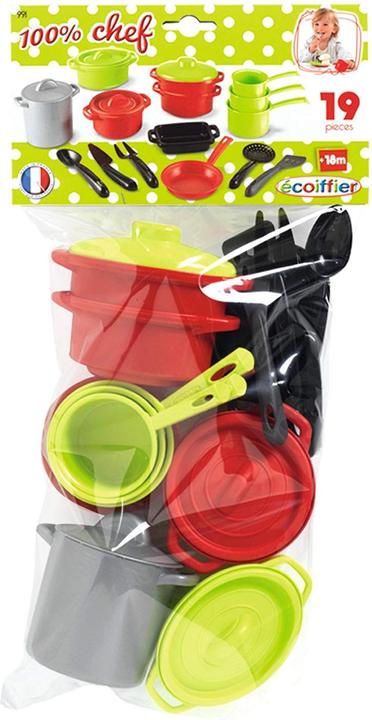 Actual product image Ecoiffier Set of pans 19 pcs