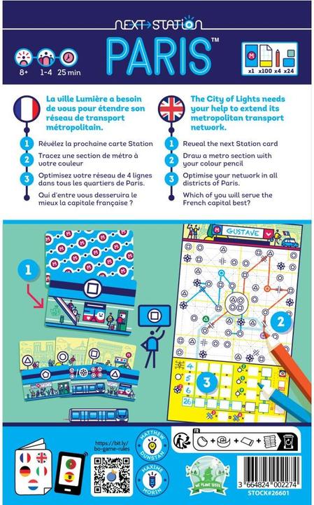 Image du produit Ghenos Games Prochaine Station - Paris (Français)