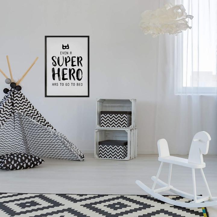 Image du produit Trenddeko Même un super héros (24 x 30 cm)