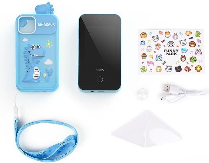 Produktbild Hoco Headphone with microphone gaming phone for kids 2,8" Y103 blue