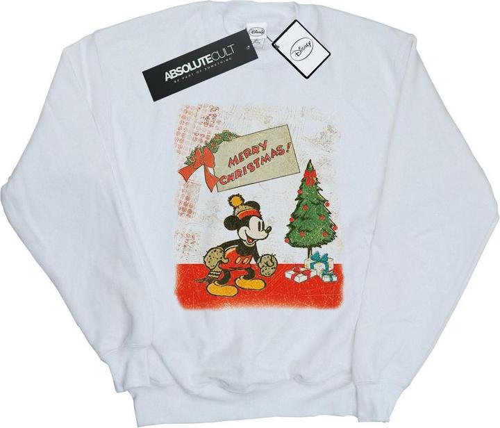 Produktbild Disney Mickey Mouse Vintage Christmas Sweatshirt Jungen (140, 146)