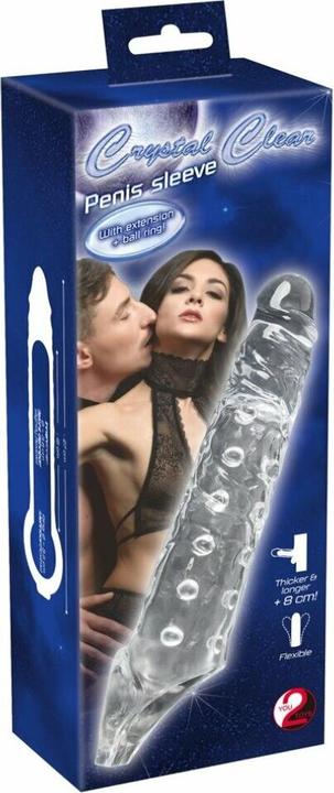 Actual product image You2Toys Clear Penis Sleeve