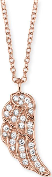 Produktbild Engelsrufer Halskette Flügel Rosé Gold- ERN-LILWING-ZI-R (925er Silber, 40 - 45 cm)