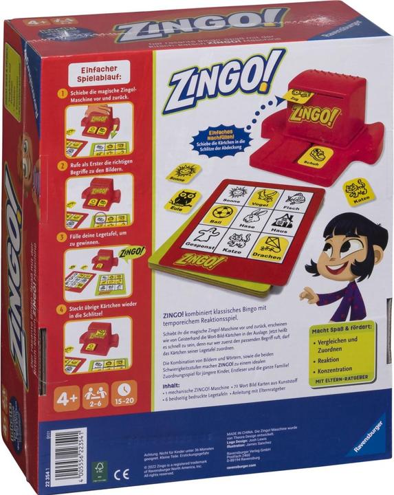 Image du produit Ravensburger Zingo. (Allemand)