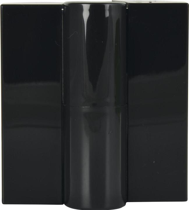 Produktbild ECO Trennwand Aufschraubband links Türband mit Abdeckkappen Kunststoff schwarz (7.20 cm, Schwarz)