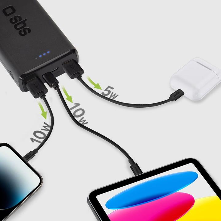 Actual product image SBS Fast Charge Powerbank (20000 mAh, 10 W, 74 Wh)